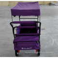 Trolley plegable de cuatro ruedas con la tienda